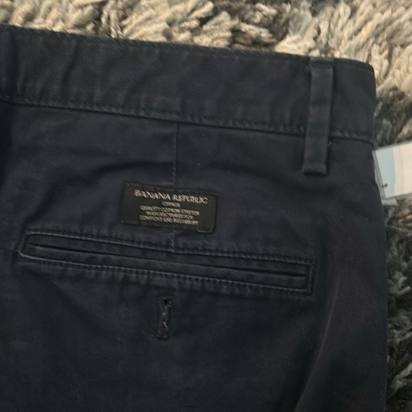 Dark Blue Banana Republic Fulton Chinos - Picture 4 of 7